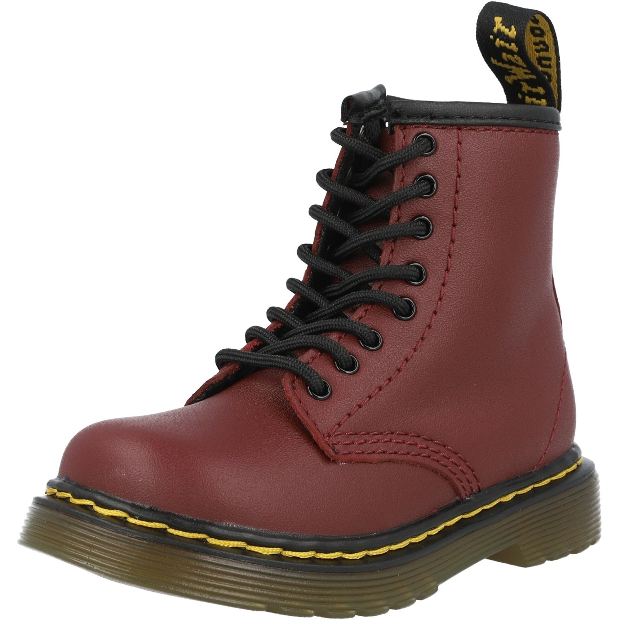 Dr Martens Brooklee Cherry Red Kids Boots – Awesome Shoes