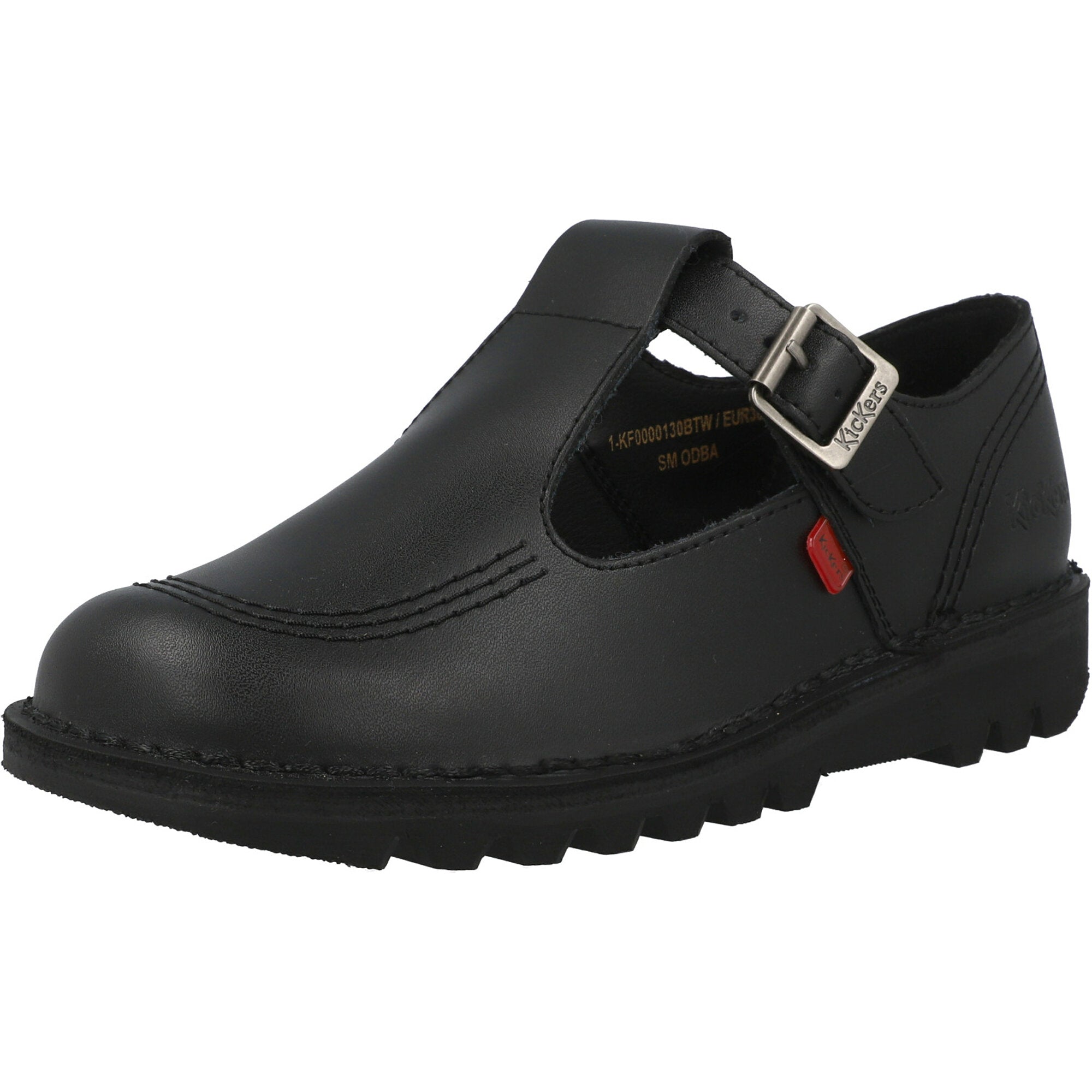 Ballerines Kickers Fragma T-Bar - Chaussures École Cuir Verni Noir Fille Ballerines Kickers Fragma T-Bar - Chaussures École Cuir Verni Noir Fille