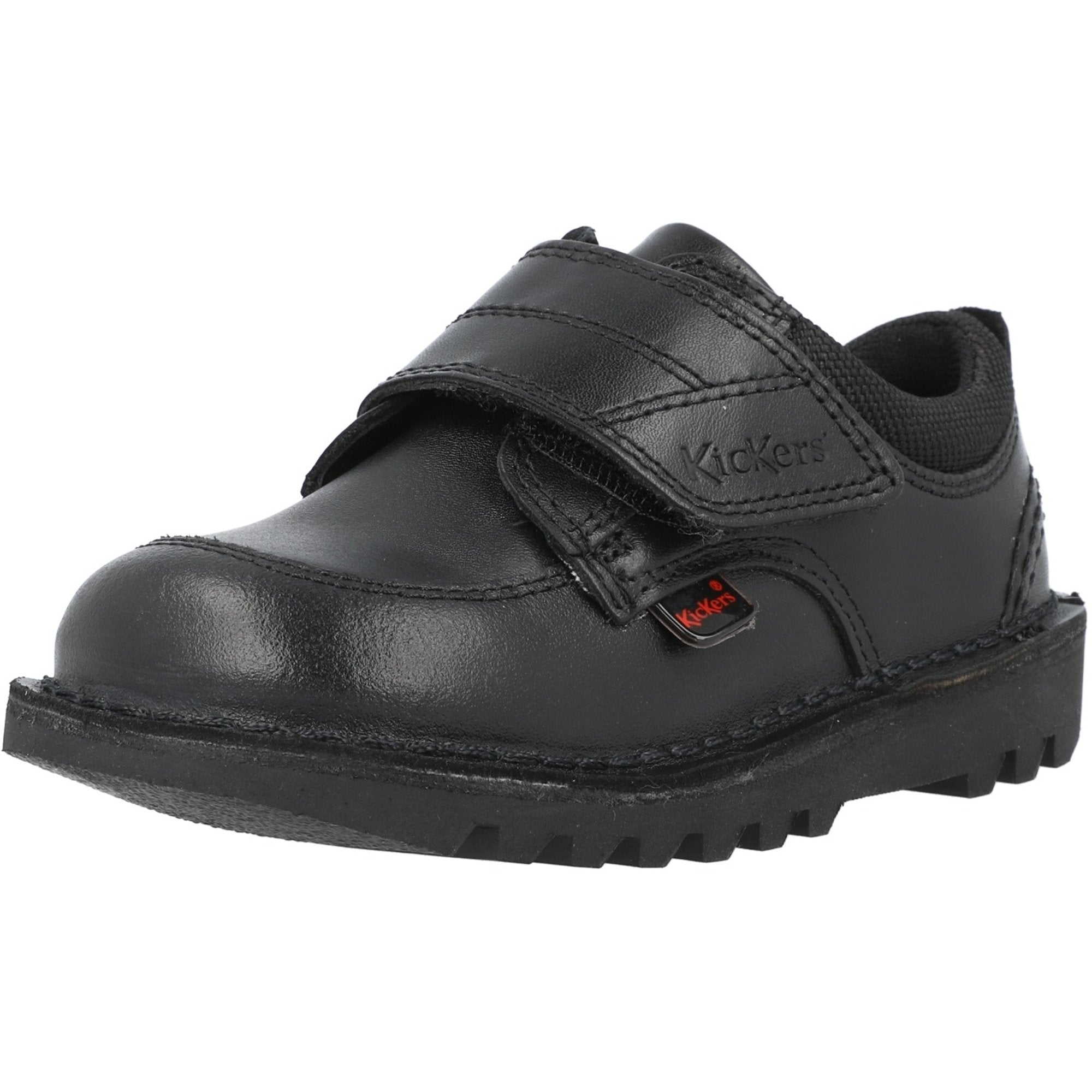 Kickers Kick Scuff Lo Black Boys School Shoes – Awesome Shoes