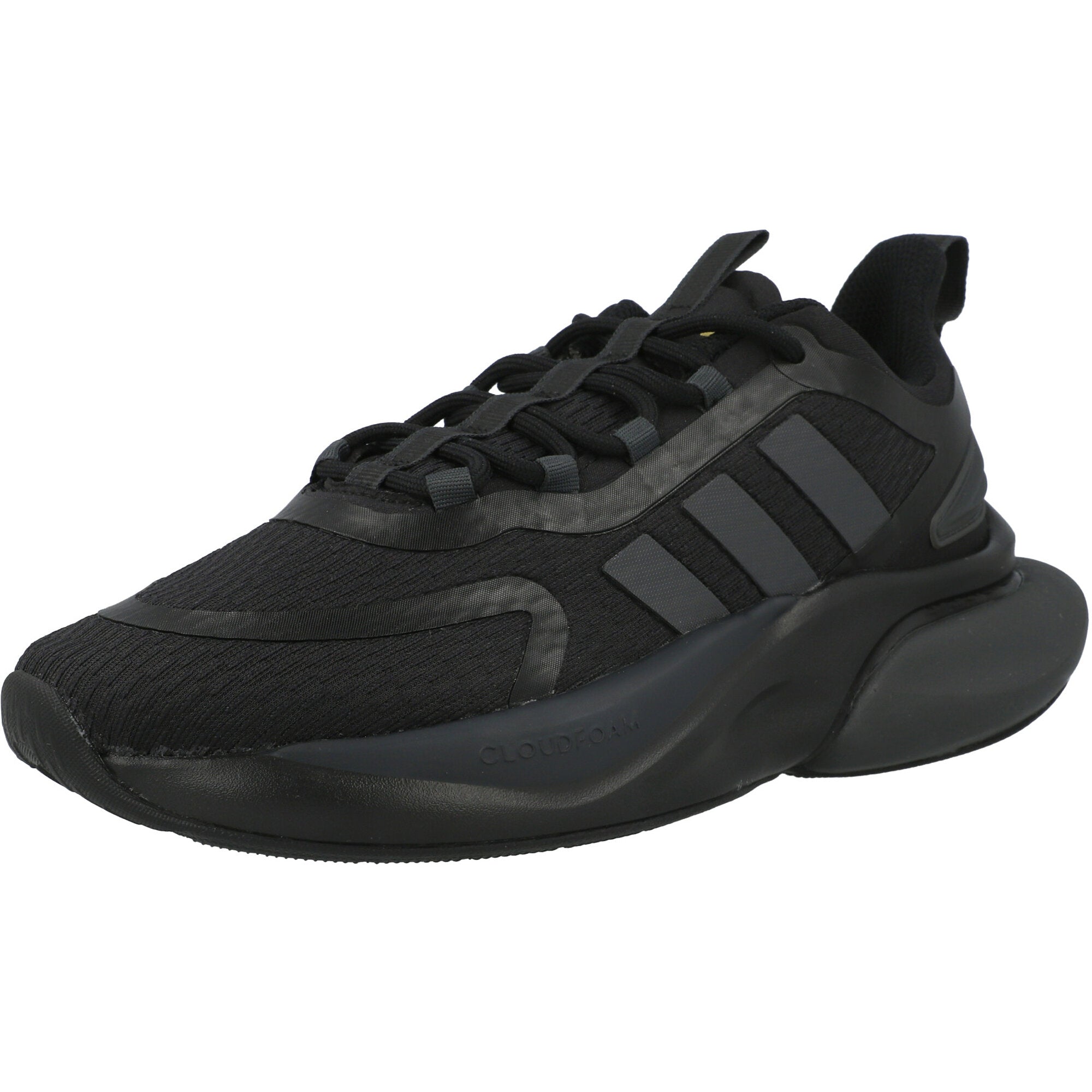 adidas Alphabounce Core Black Carbon Gold Trainers
