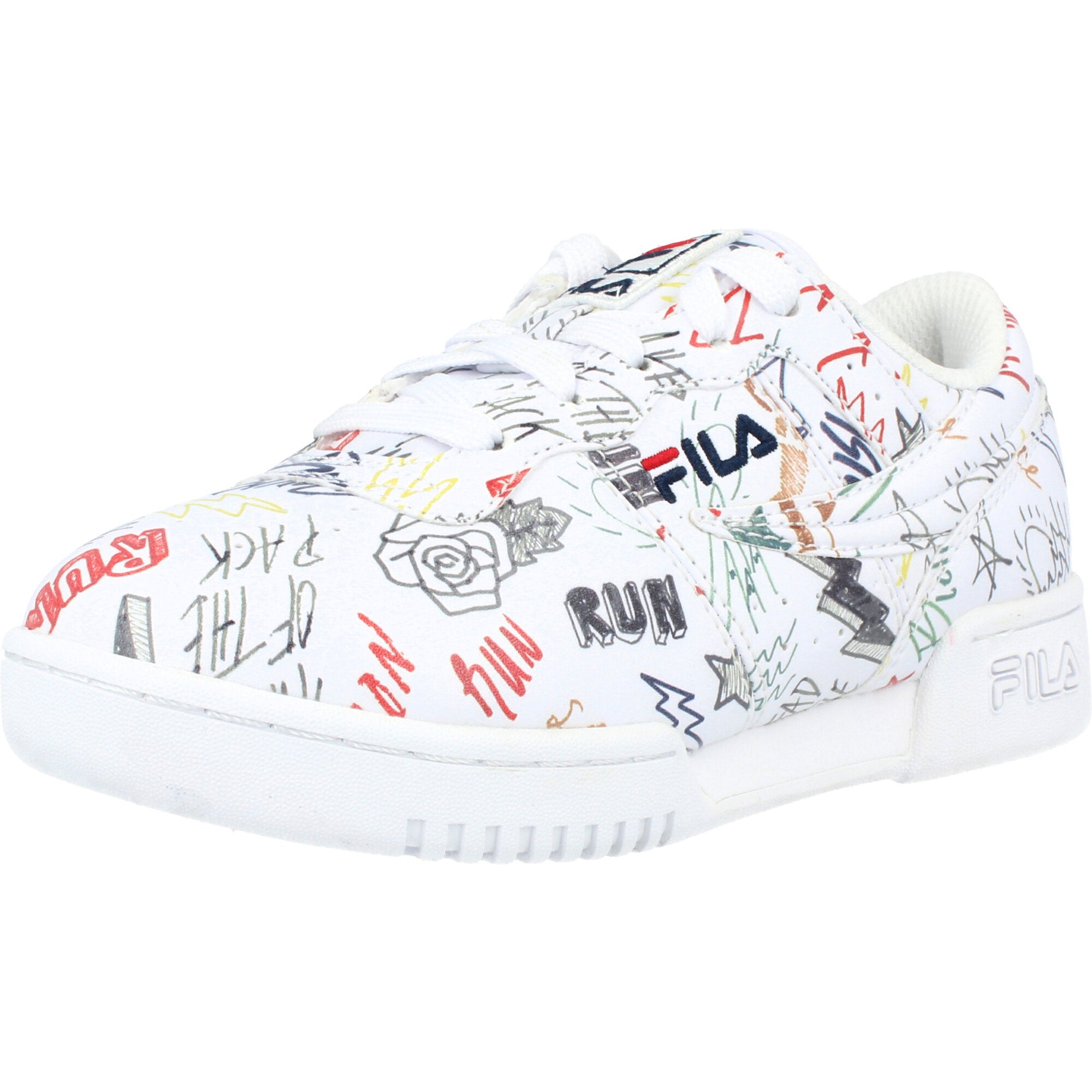 FILA Original Fitness Scribbles White Navy Multi Sneakers