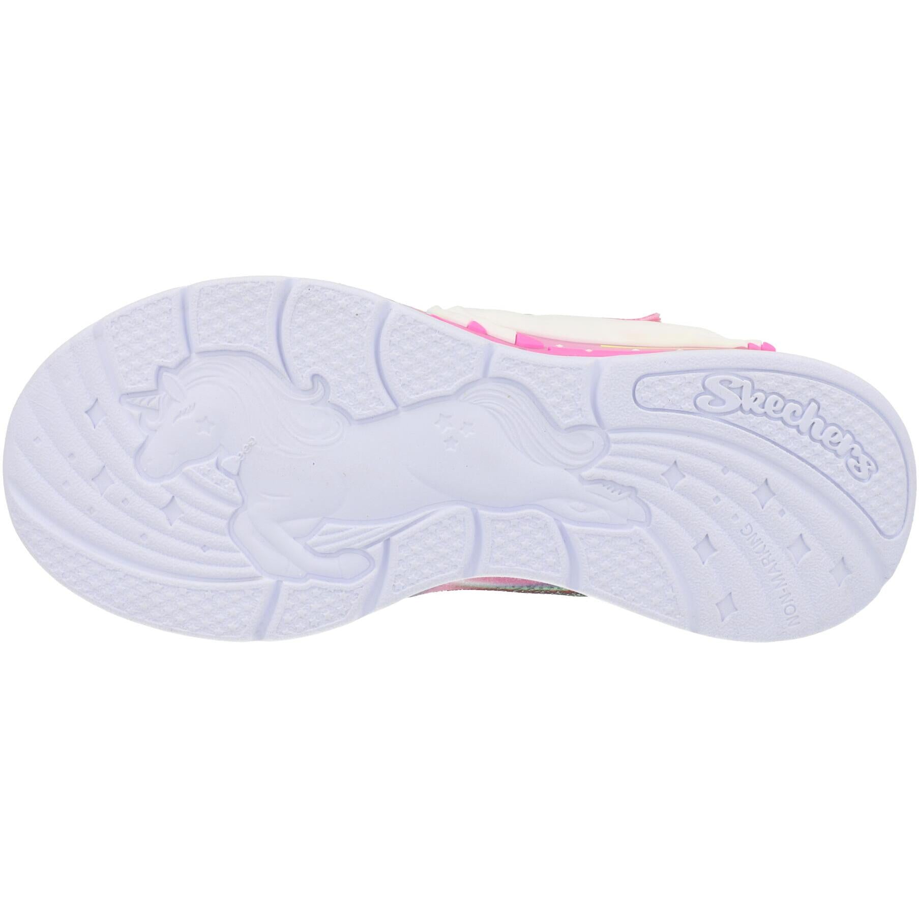 Skechers S Lights Unicorn Chaser Pink 302298LPKMT
