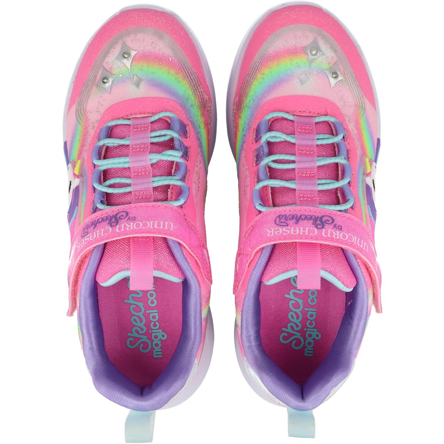 Skechers S Lights Unicorn Chaser Pink 302298LPKMT