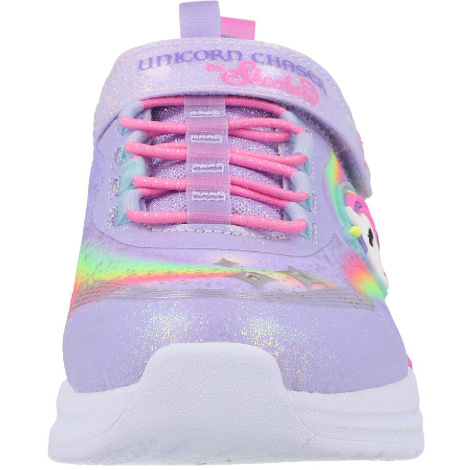 Skechers S Lights Unicorn Chaser Lavender 302298LLVMT