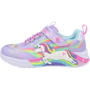 Skechers S Lights Unicorn Chaser Lavender 302298LLVMT