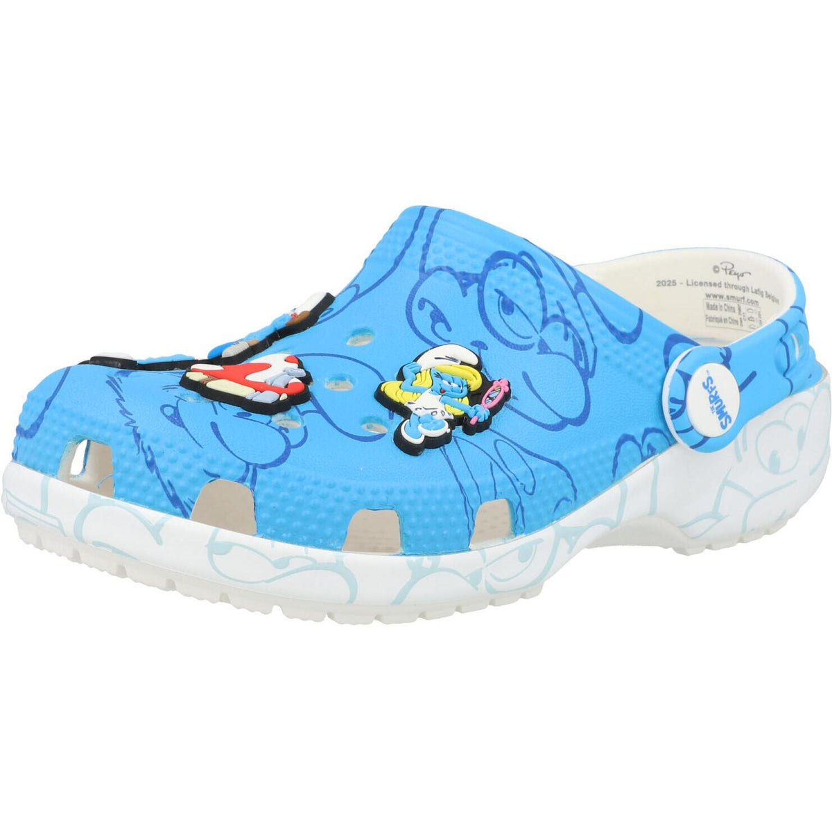 Crocs Kids Smurfs Classic Clog Blue Multi display picture 1