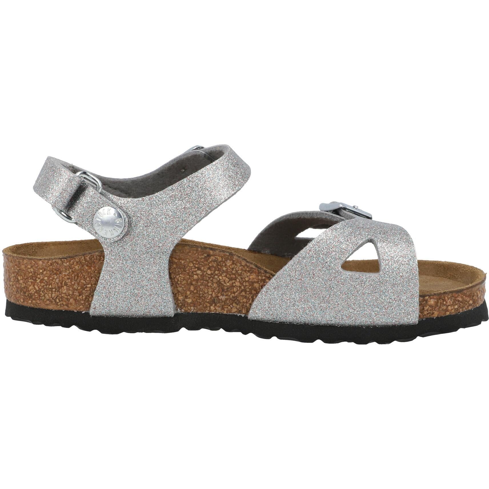 Birkenstock Rio Kids Sparkling Light Silver 1029477
