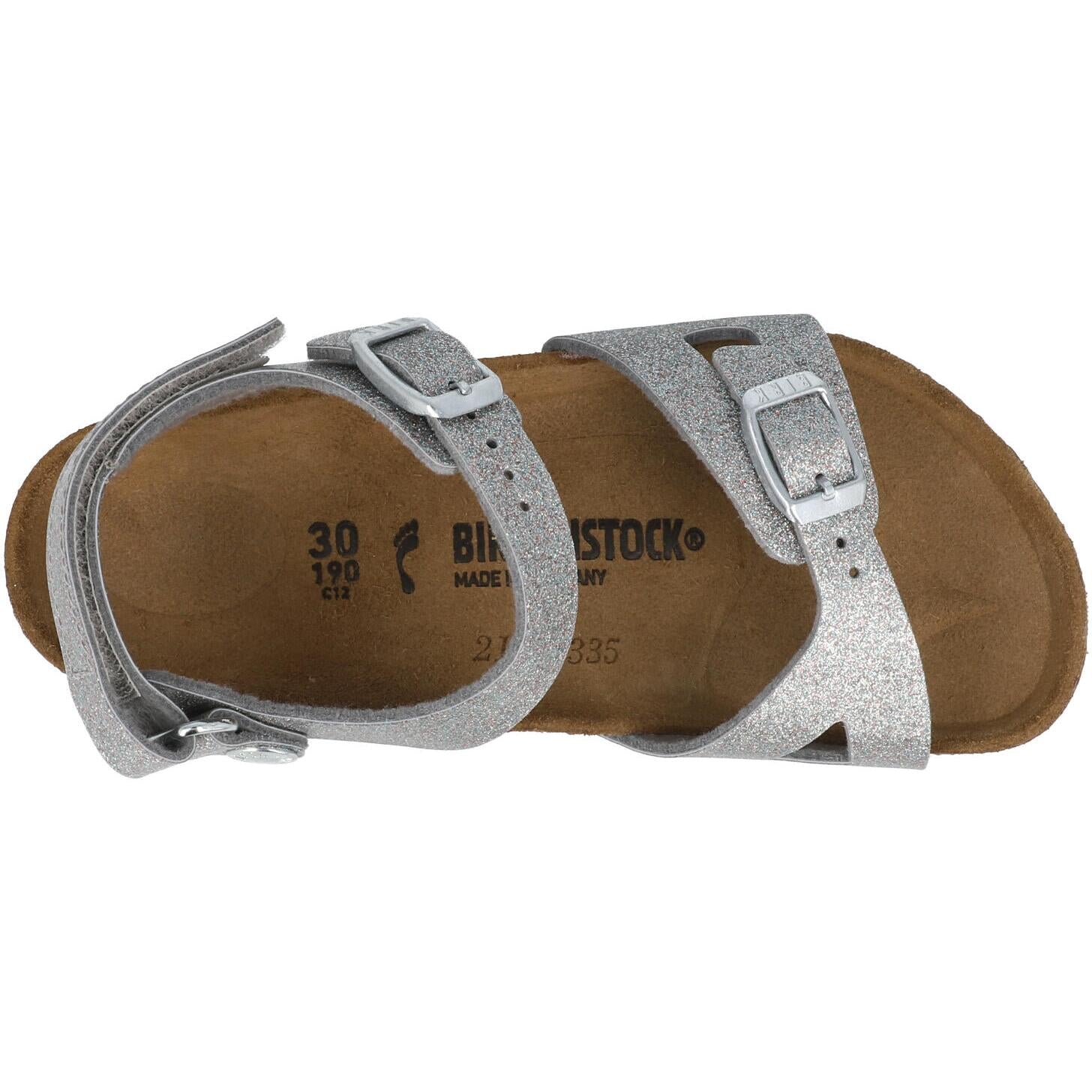 Birkenstock Rio Kids Sparkling Light Silver 1029477