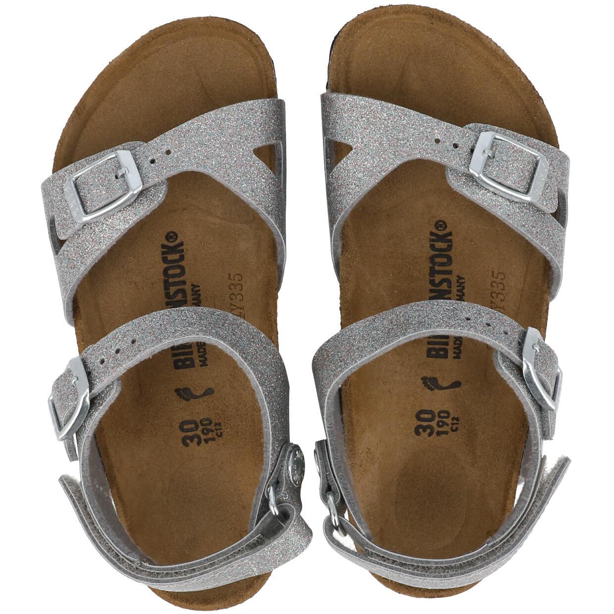 Birkenstock Rio Kids Sparkling Light Silver 1029477