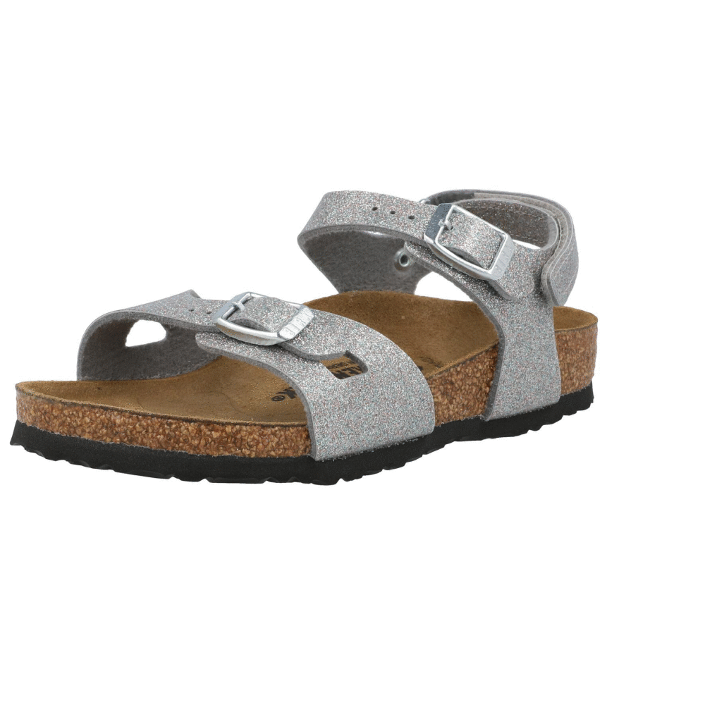 Birkenstock Rio Kids Sparkling Light Silver 1029477