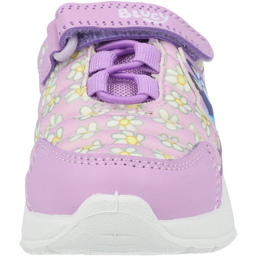 Bluey Flowers Emboss Trainers Purple GTI29159