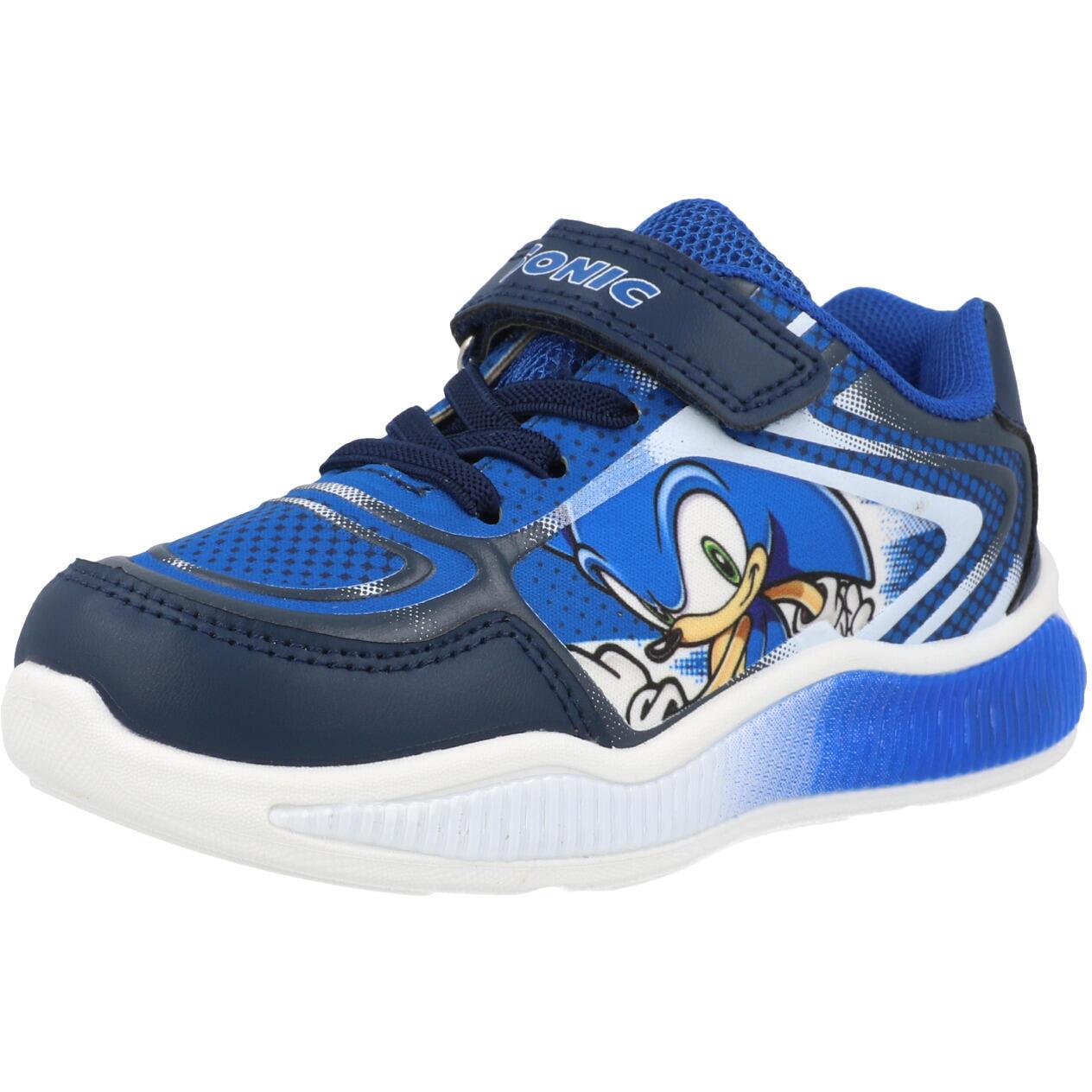 Sonic the Hedgehog Blue Lights Kids Trainers – Awesome Shoes