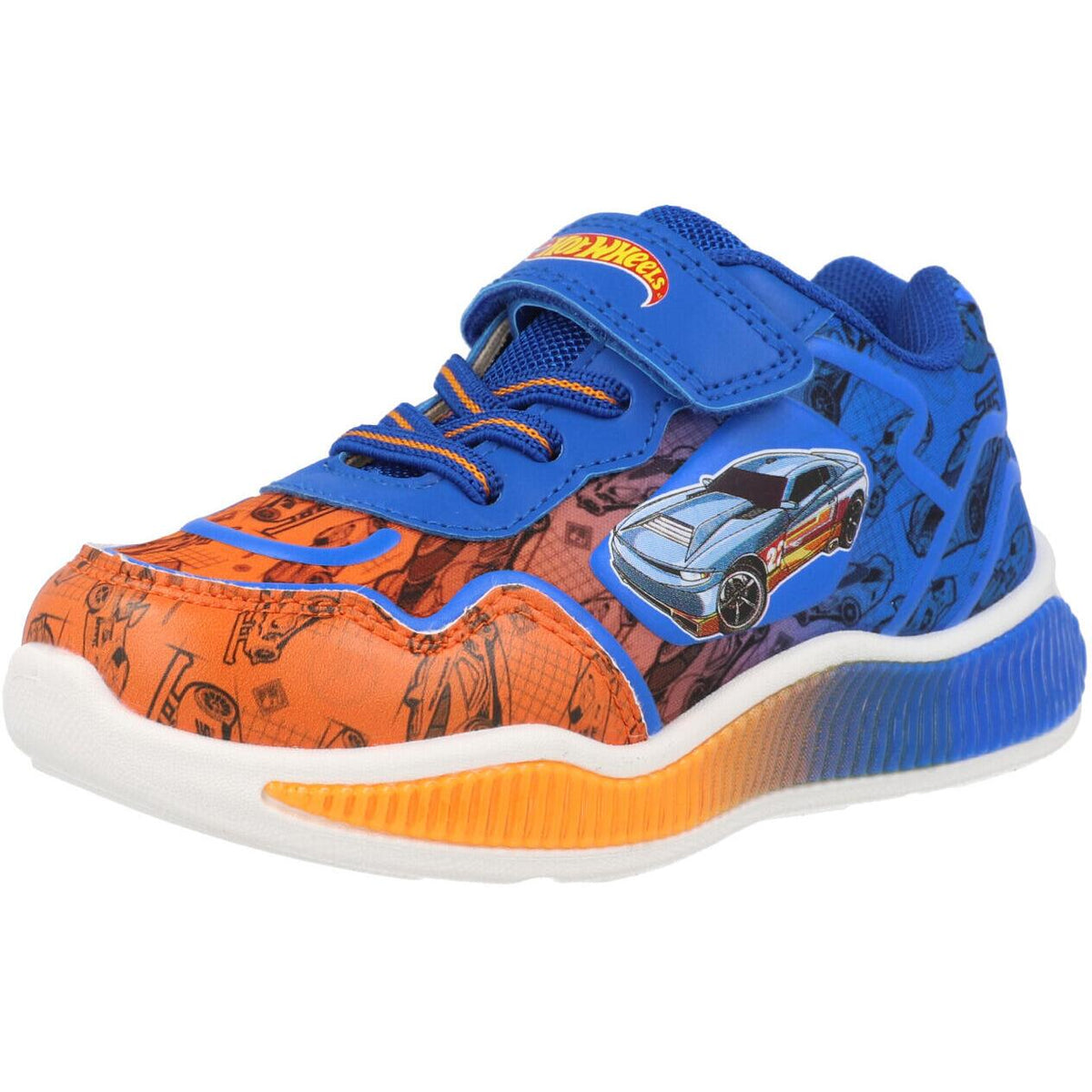 Hot Wheels Mance Gradient Blue Orange Trainers display picture 1