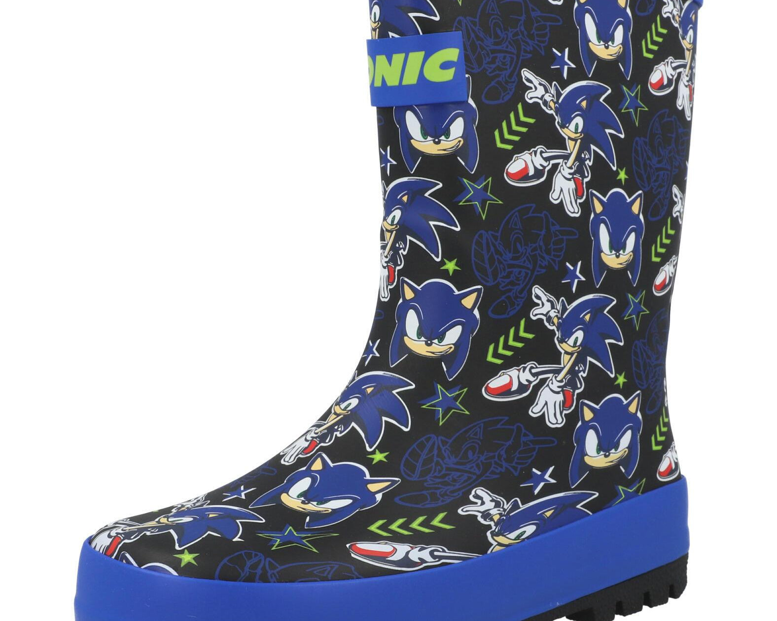 Sonic the Hedgehog Aiden Rubber Welly Black GUV30947