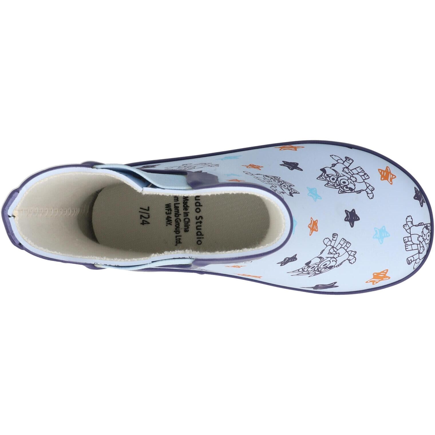 Bluey Chelsea Boot Welly Blue GUV30238