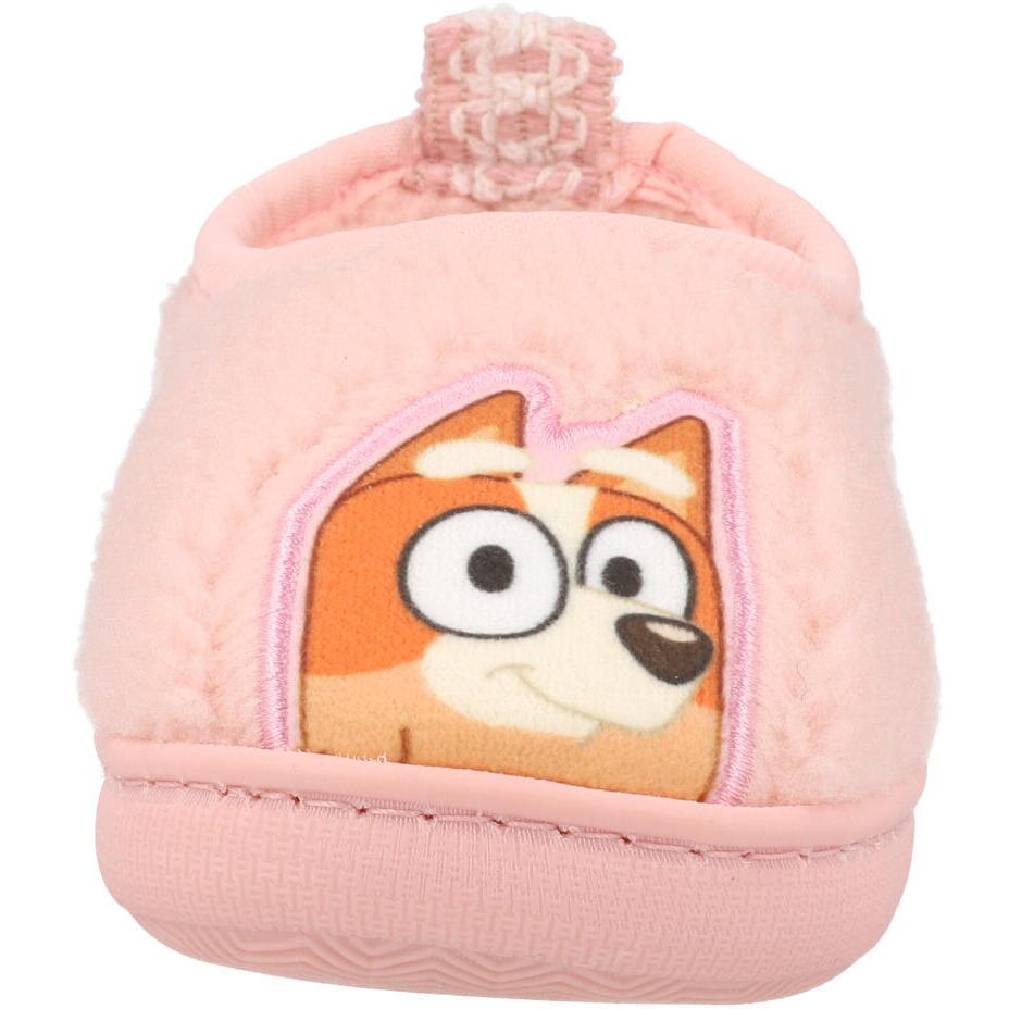 Bluey Pink Borg Slippers Pink GSS30337
