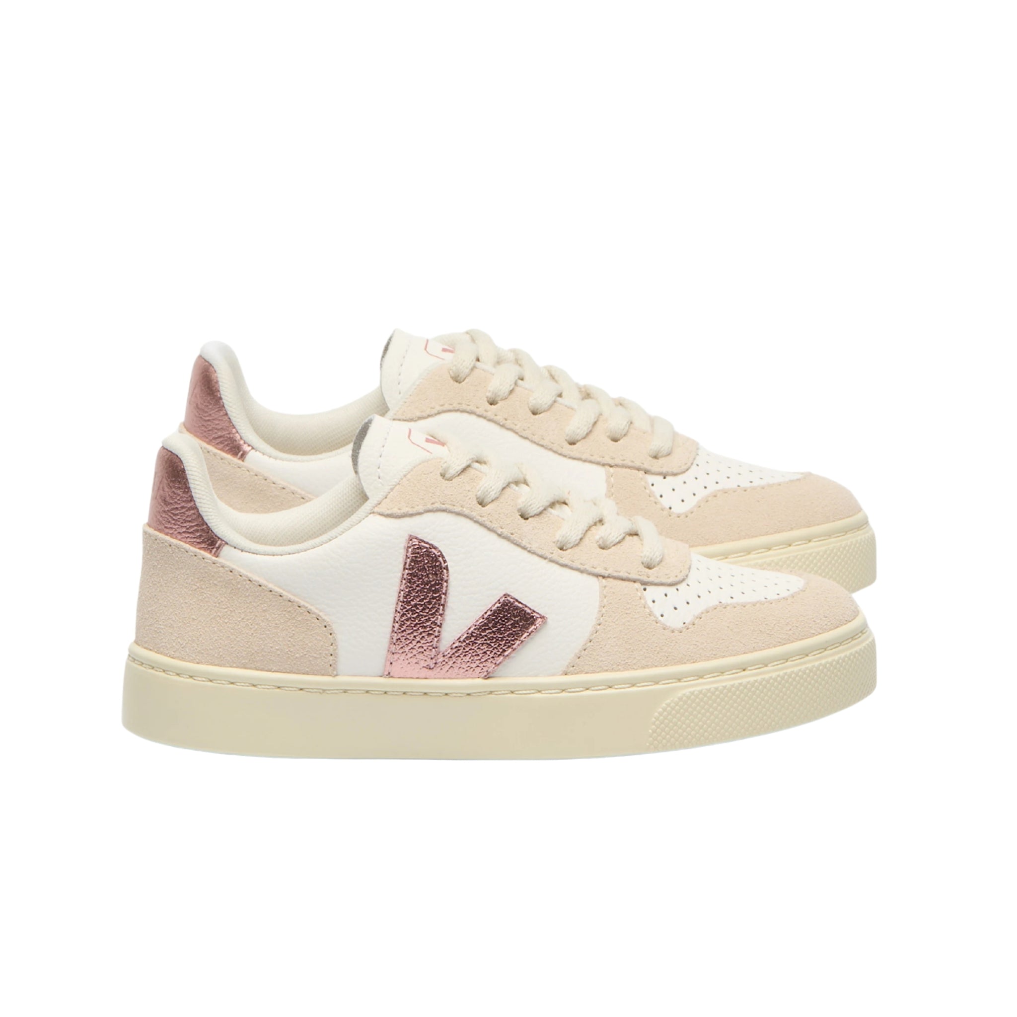 Veja V-10 Laces White/Nacre/Sable CX0522141C