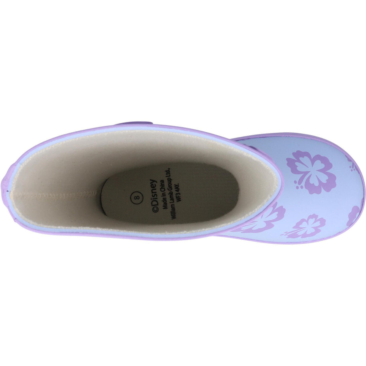 Disney Stitch San Rubber Welly Purple GUV32216AA01LSZZ