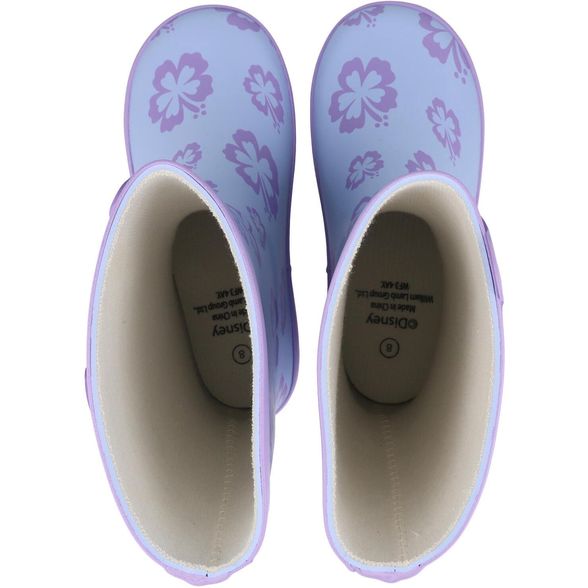 Disney Stitch San Rubber Welly Purple GUV32216AA01LSZZ