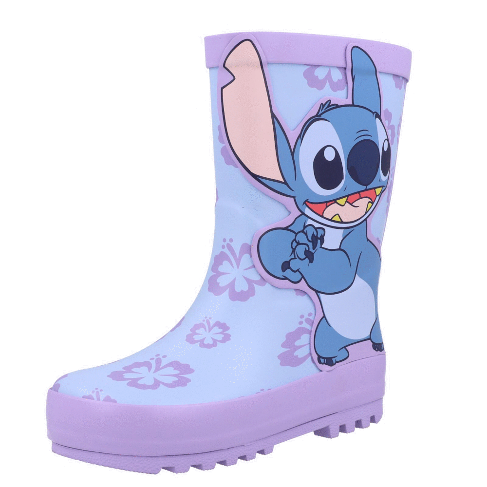 Disney Stitch San Rubber Welly Purple GUV32216AA01LSZZ