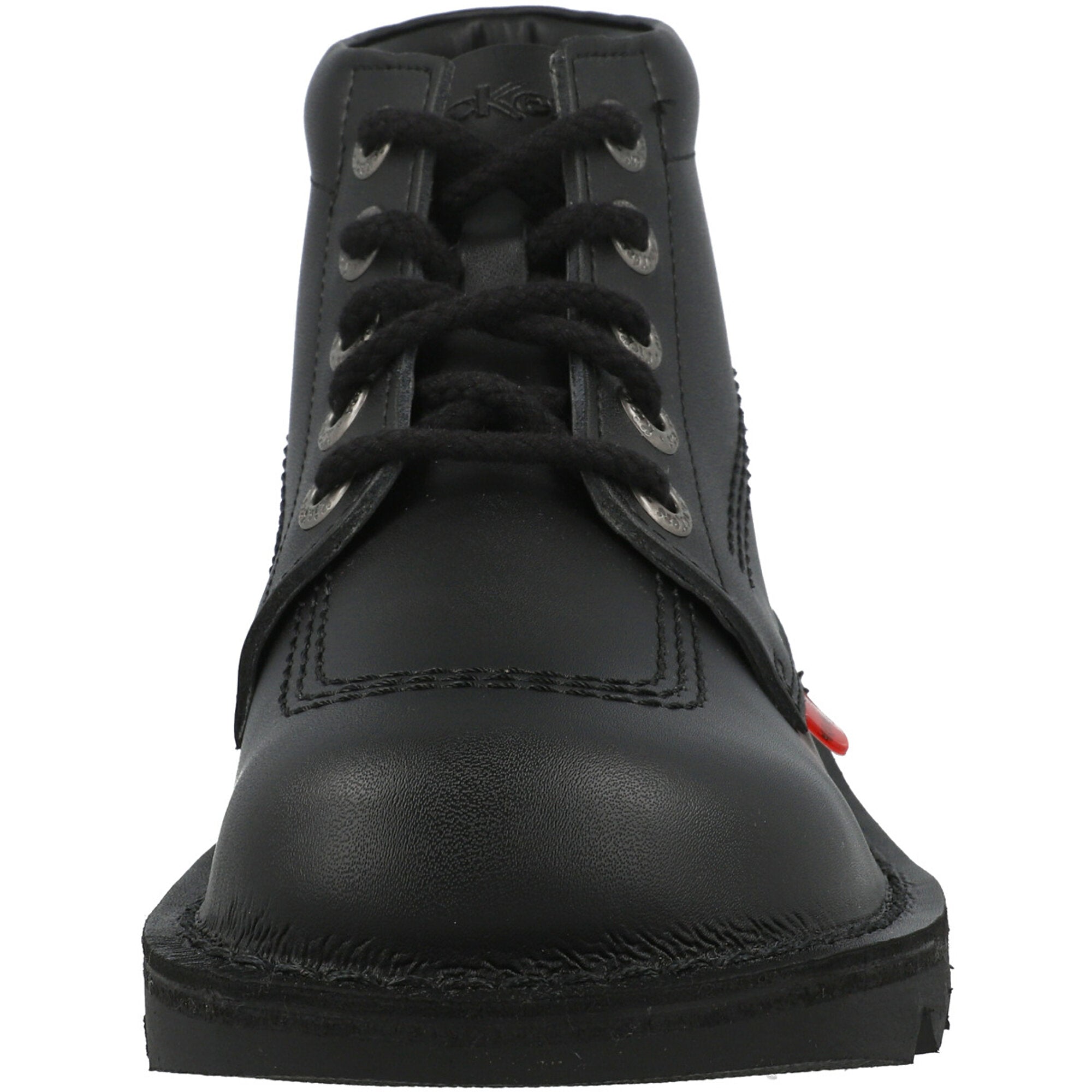 Kickers Kick Hi Black Leather Boots