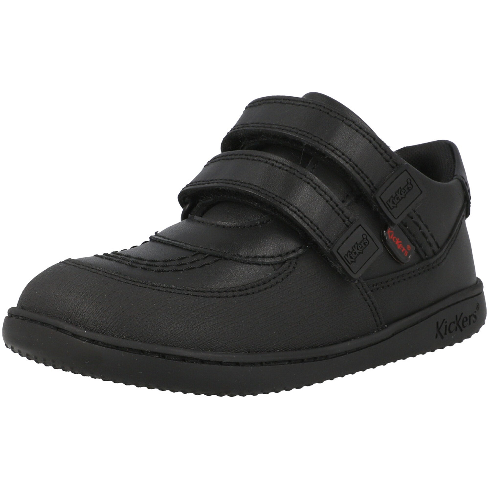 Kickers PlayFlex Lo Vel Black Ankle Boots