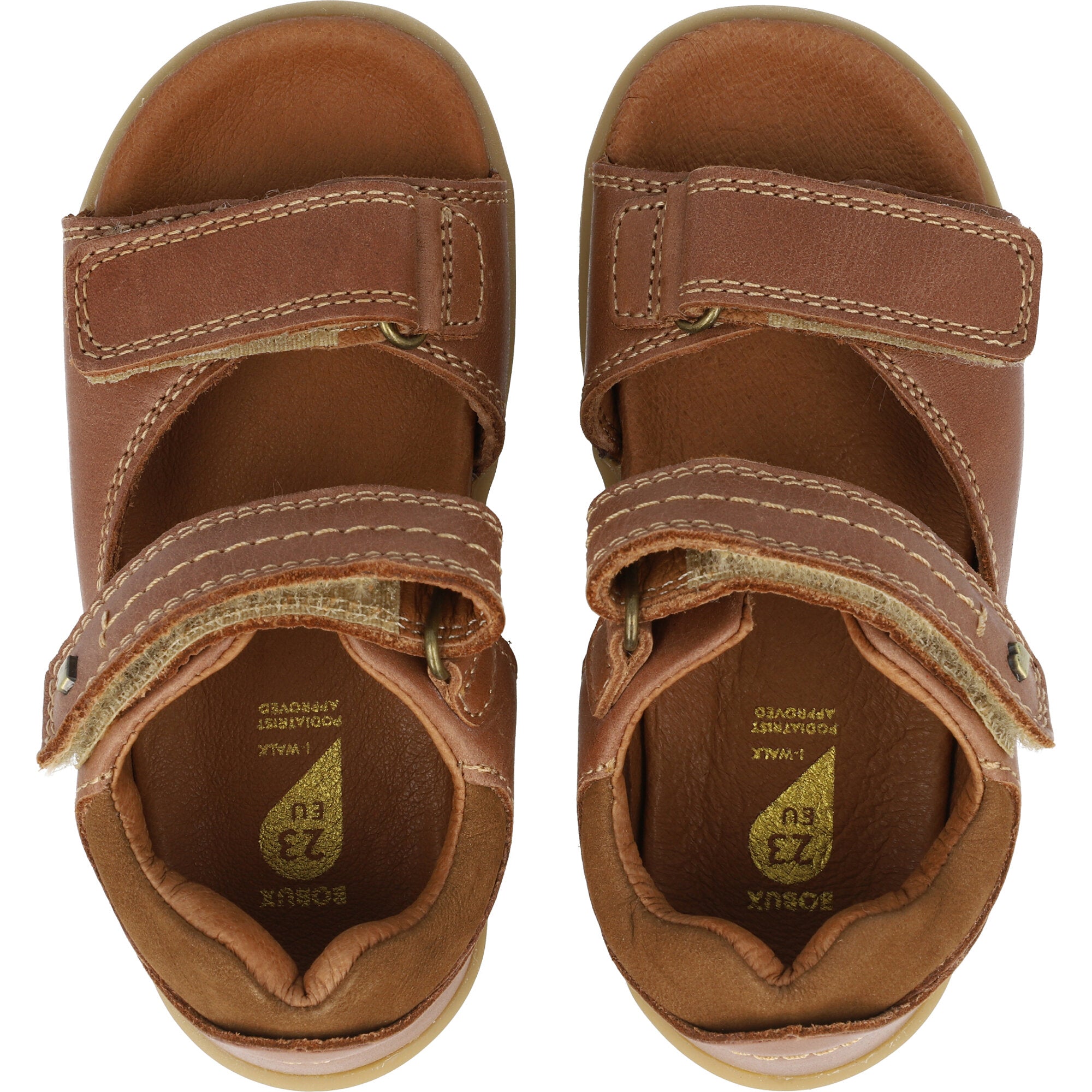 Bobux Driftwood Caramel Sandals