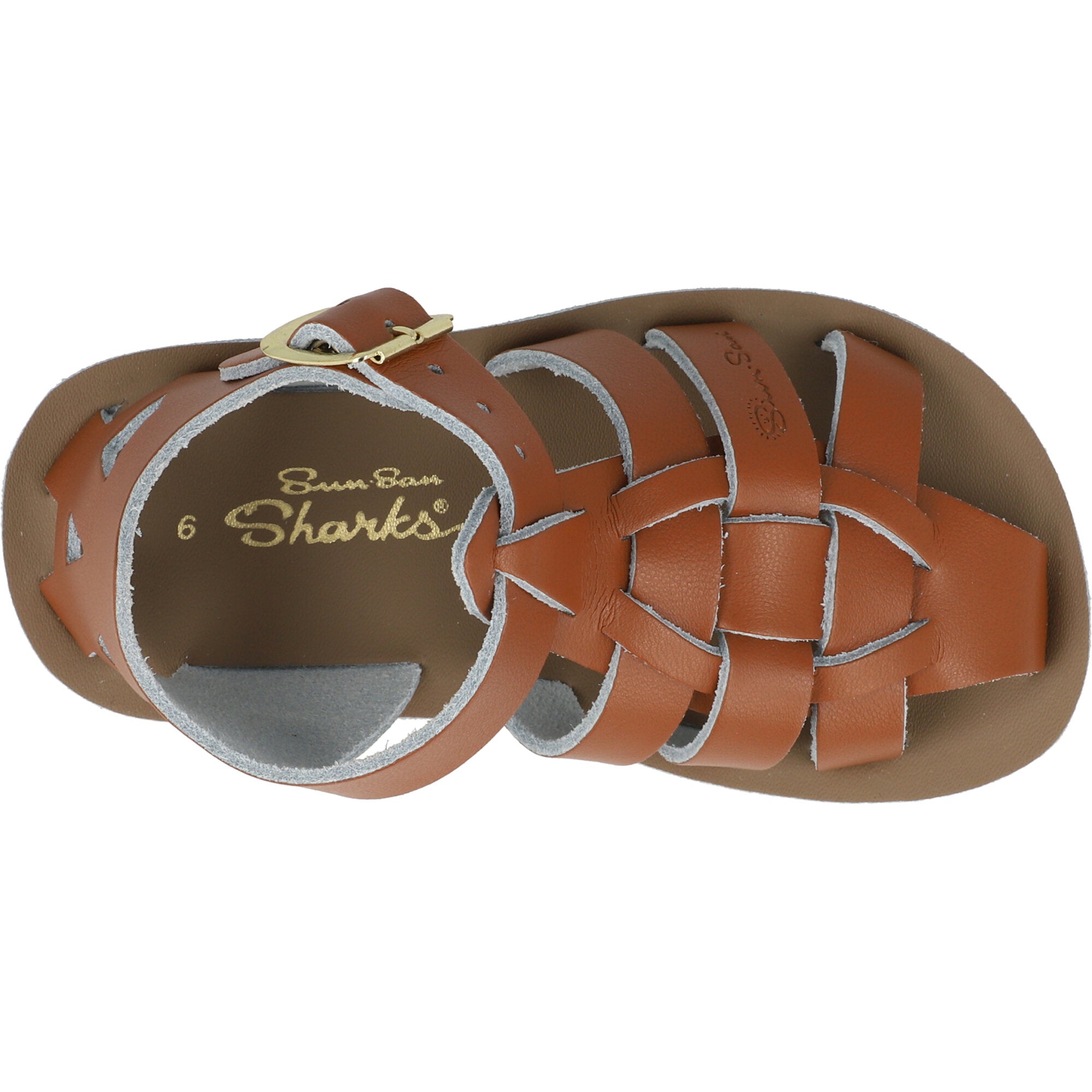 Salt-Water Sun-San Shark Tan Sandals – Awesome Shoes