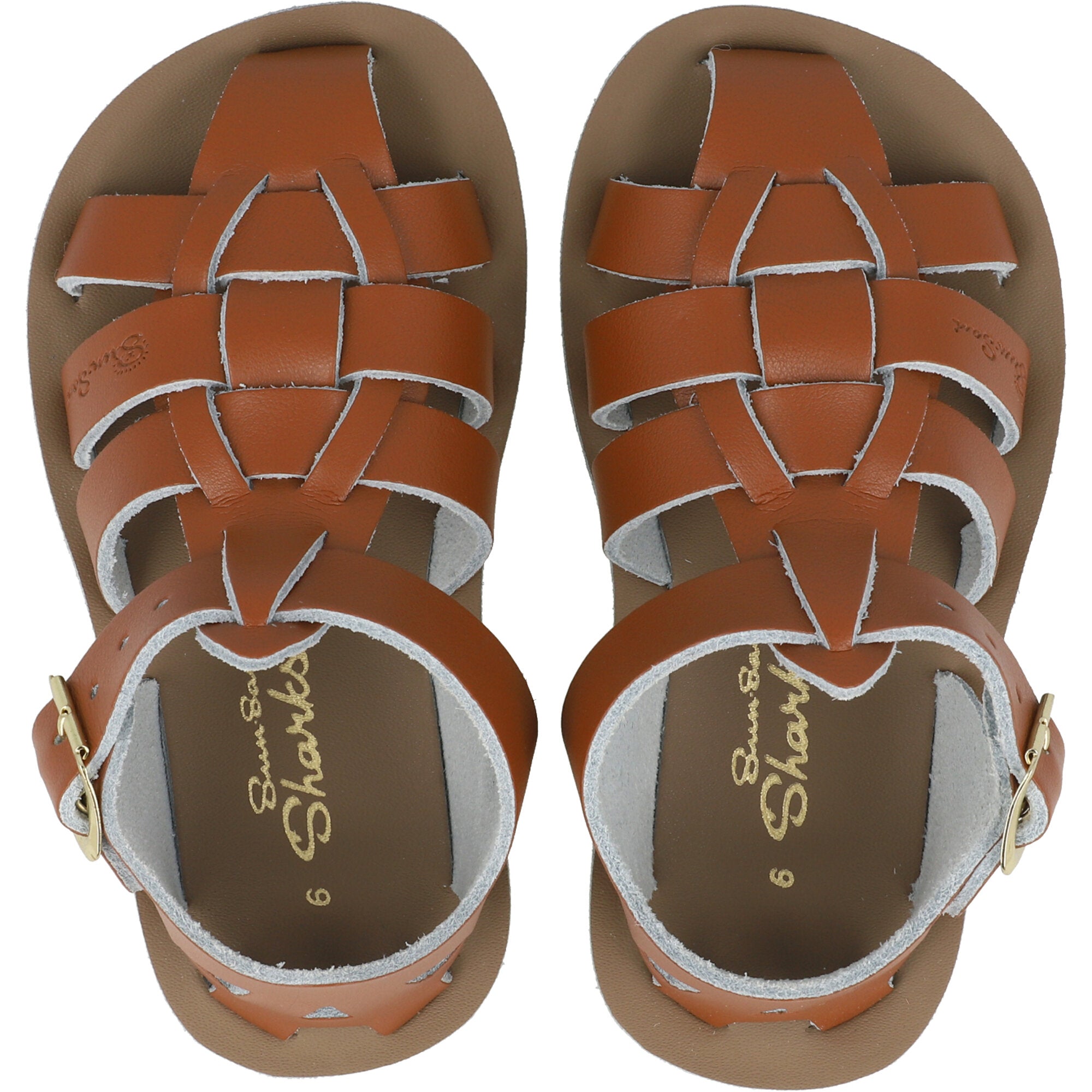 Salt-Water Sun-San Shark Tan Sandals – Awesome Shoes