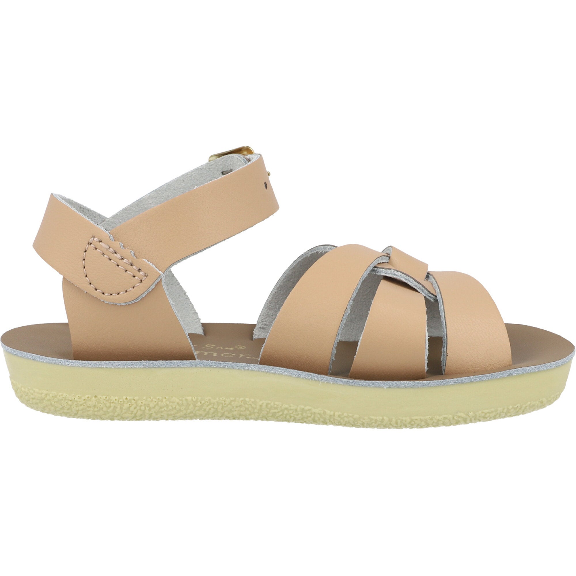 Salt-Water Sun-San Swimmer Kids Latte Sandals