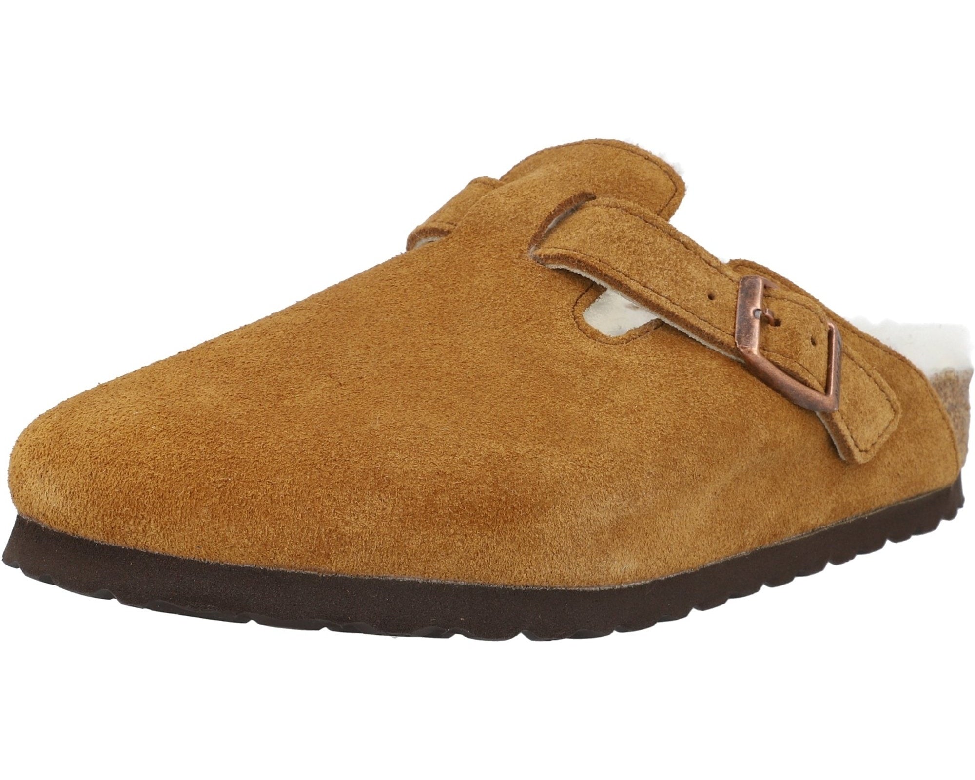 Birkenstock Boston Fur Mink Clogs
