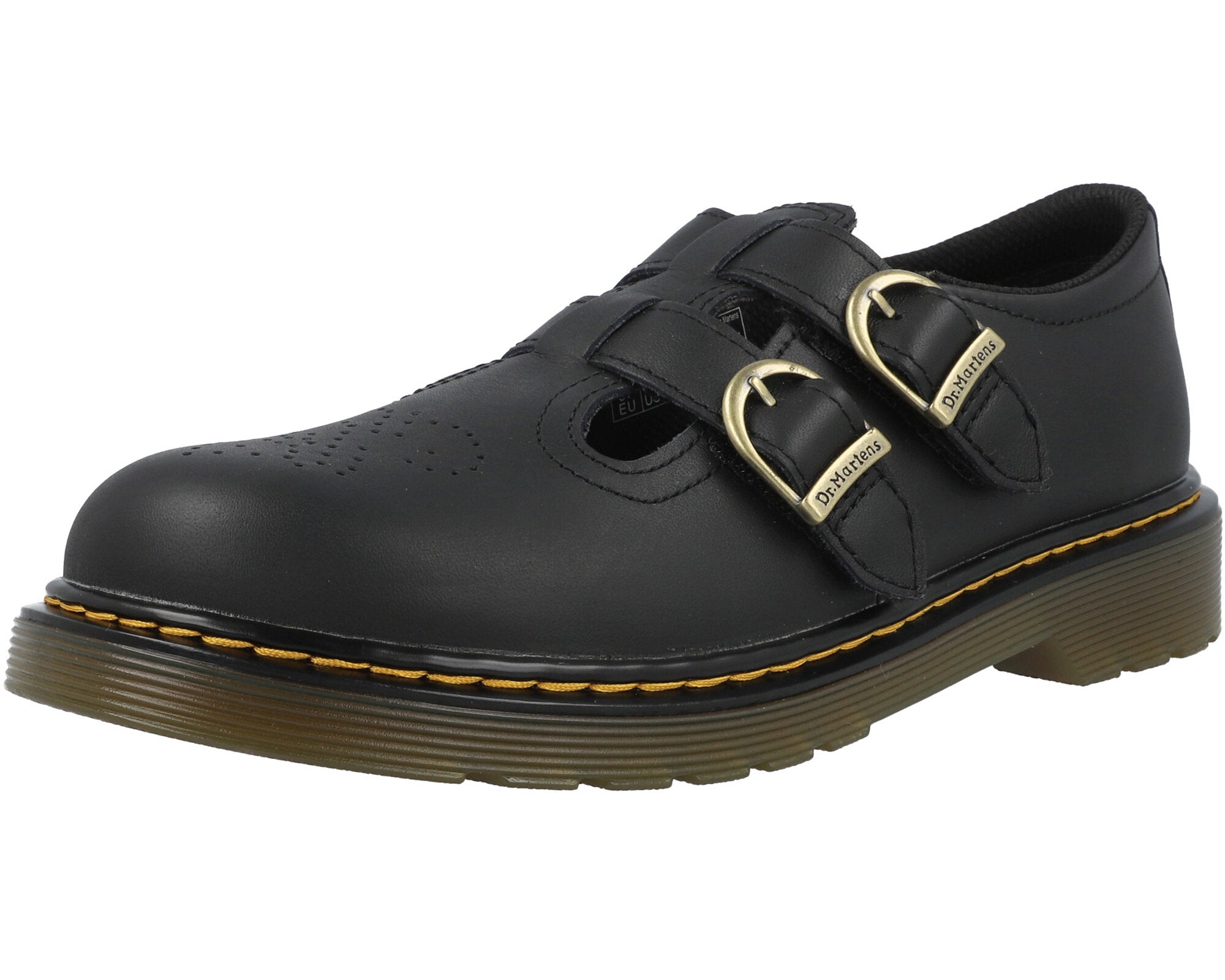 Dr Martens 8065 Black T-Bar Shoes