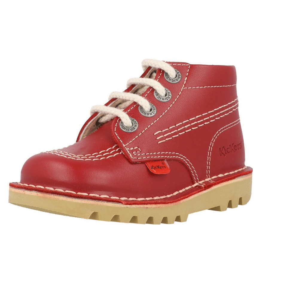 Kickers Brevetto Kick Hi Vegan, Stivaletto Bambine E Ragazze