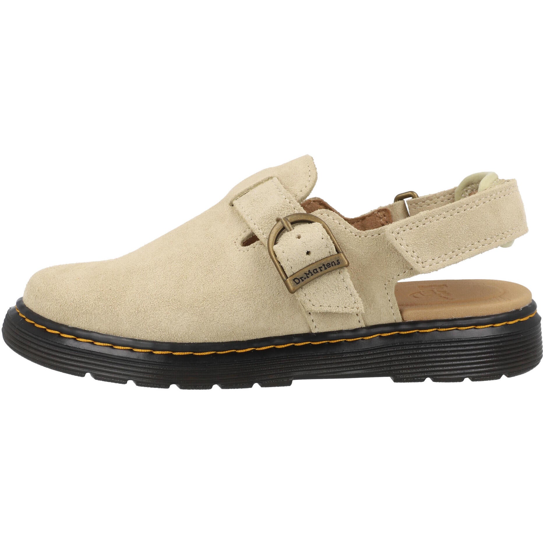 Dr Martens Jorgie Mule Light Tan Suede Shoes – Awesome Shoes