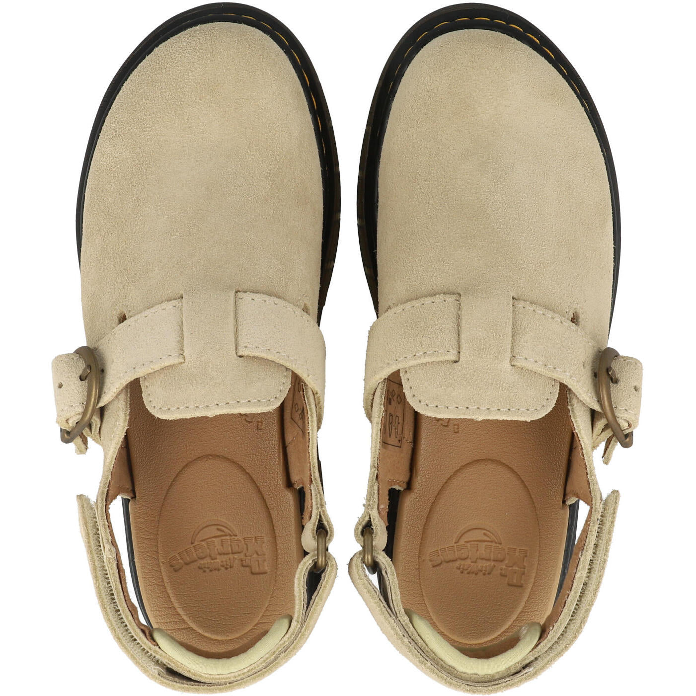 Dr Martens Jorgie Mule Light Tan Suede Shoes – Awesome Shoes