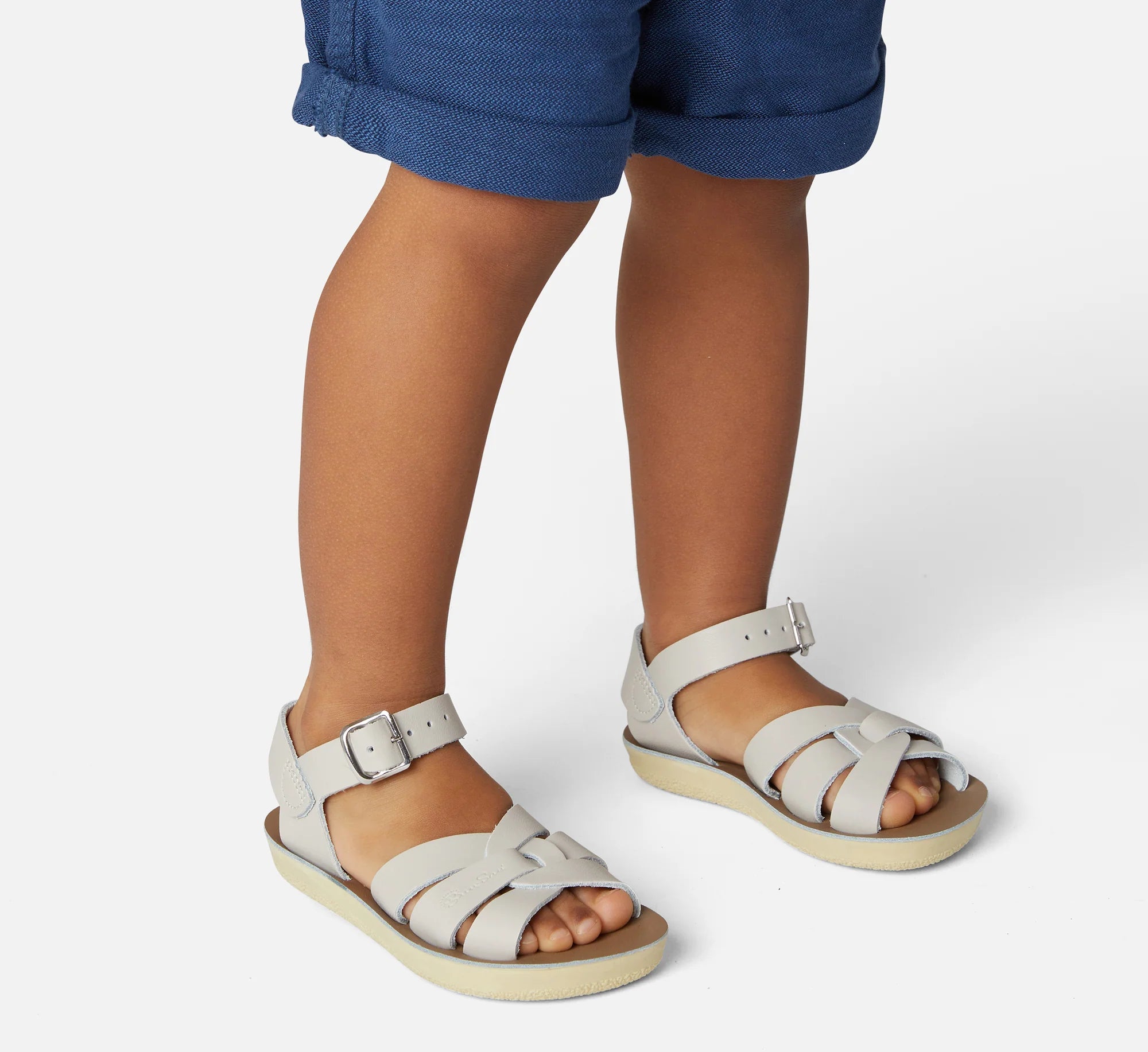 Salt-Water Sun-San Swimmer Stone Sandals – Awesome Shoes