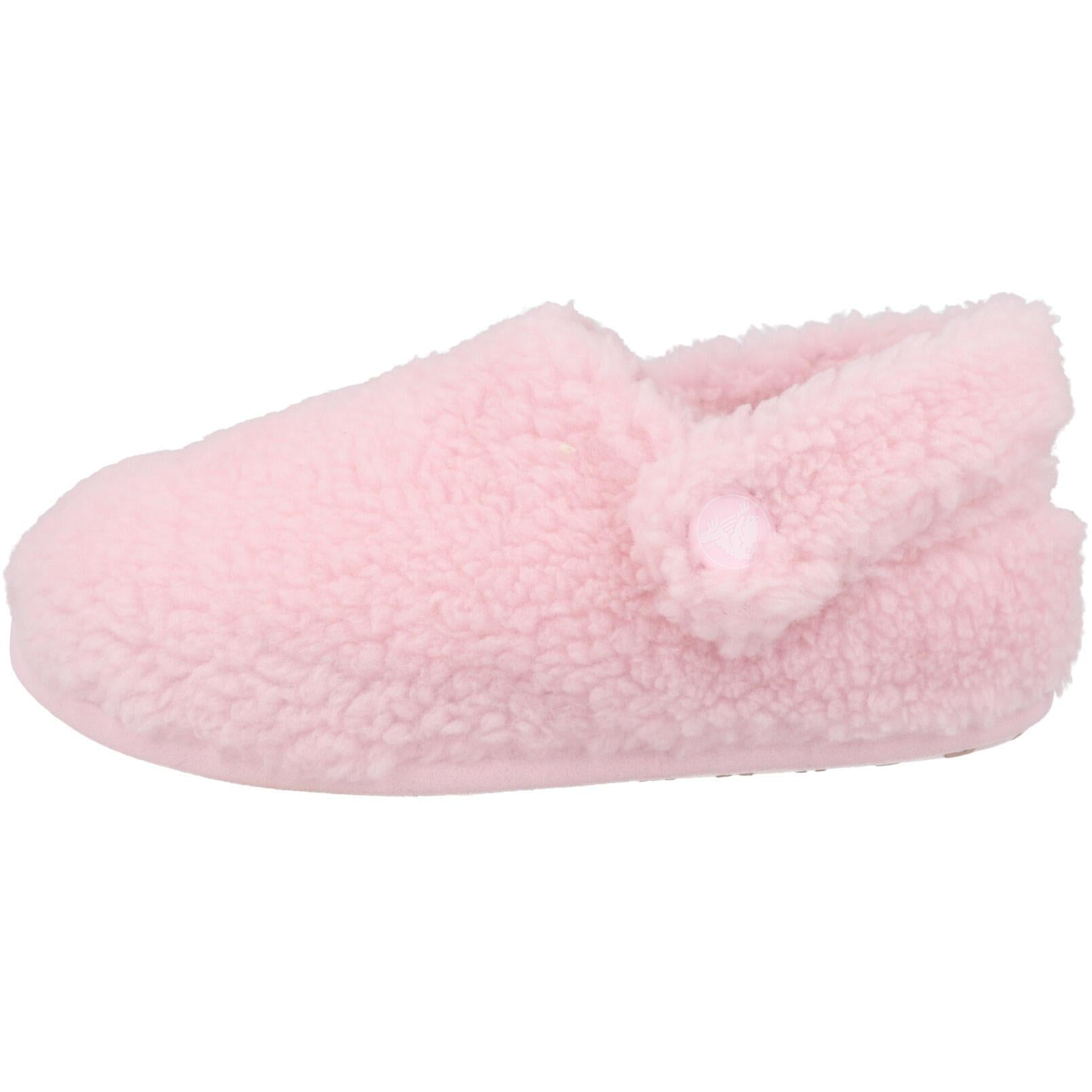 COVIS ローズバッド ファーサンダル　37 Crocs Classic Cozzzy Kids Pink Slippers