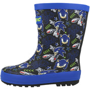 Sonic the Hedgehog Aiden Rubber Welly Black GUV30947