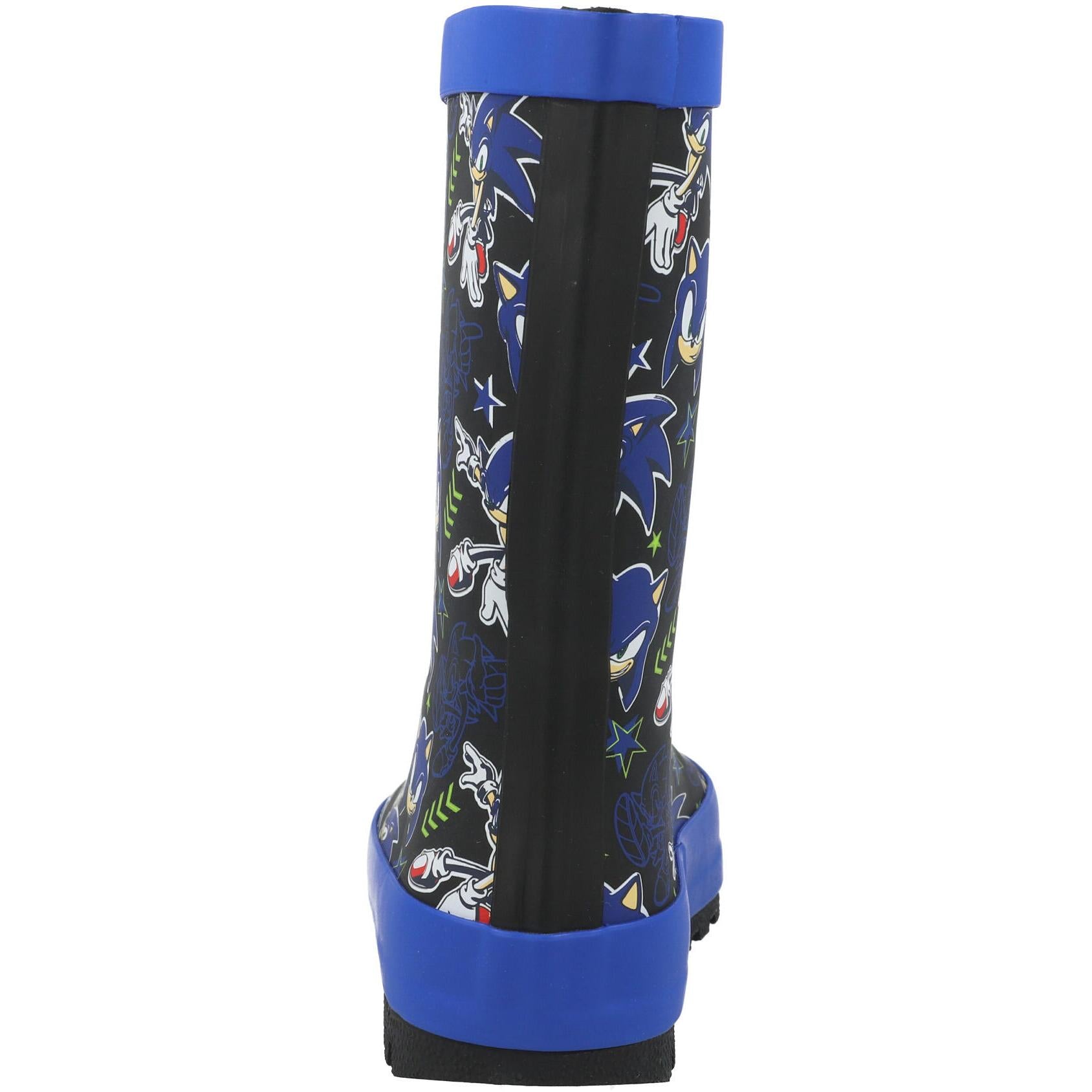 Sonic the Hedgehog Aiden Rubber Welly Black GUV30947