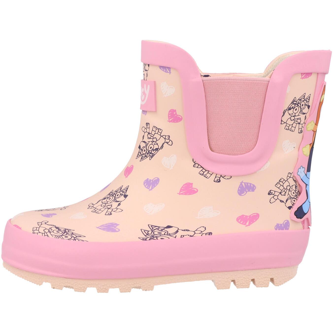 Bluey Chelsea Boot Welly Pink GUV30237