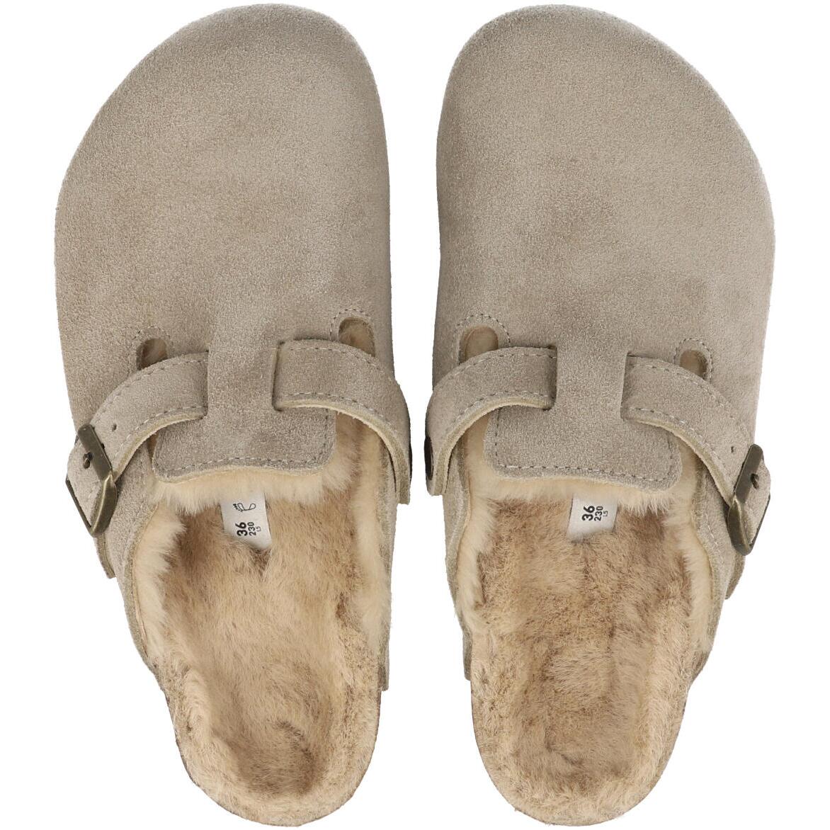 Birkenstock Boston Shearling Taupe 1028289