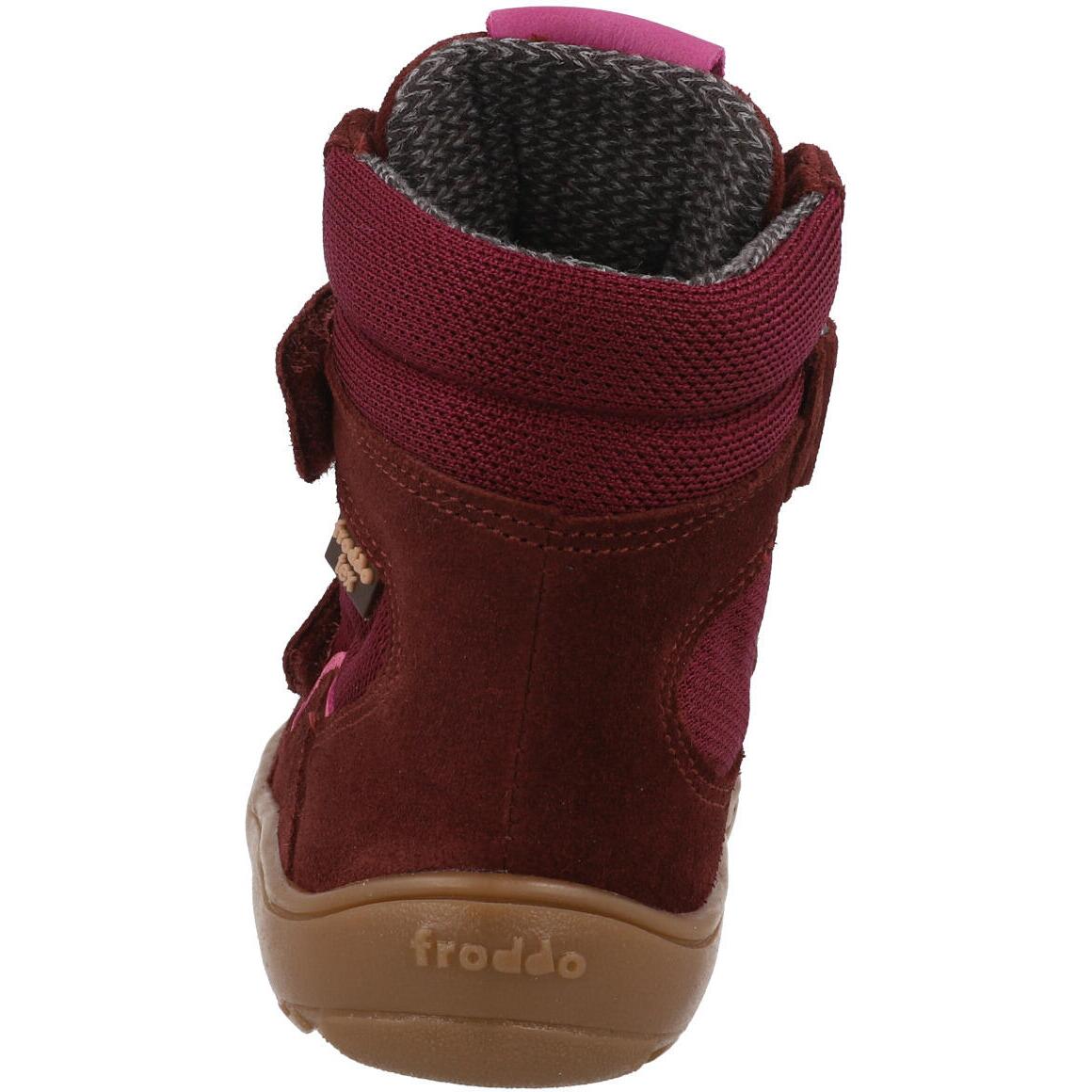 Froddo Barefoot Tex Winter Textile Lining Bordeaux G31602476T