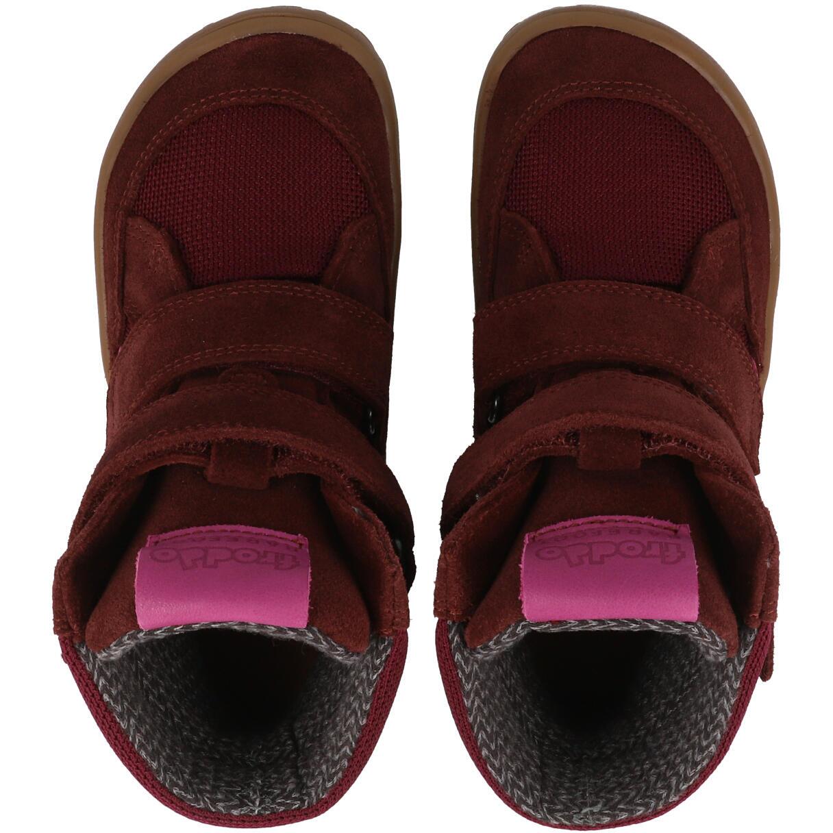 Froddo Barefoot Tex Winter Textile Lining Bordeaux G31602476T