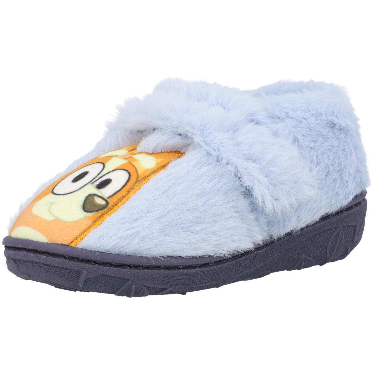 Bluey Split Fur Slippers Blue GSS30278