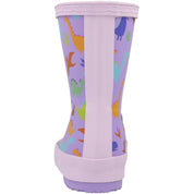 Hunter Kids First Dinosaur Print Boot Purple HFRK0039252PD