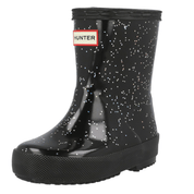 Hunter Kids First Giant Glitter Boot Black HFRK0038252BLK