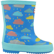 Hunter Kids First Rain Cloud Print Boot Rain Cloud HFRK0040252RC