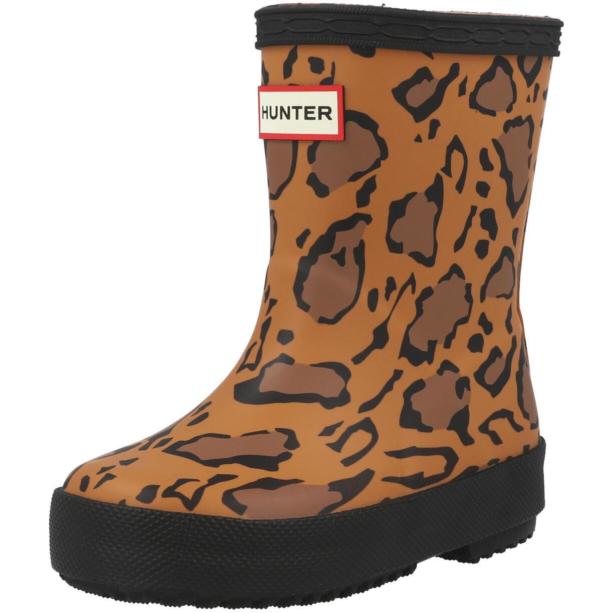 Hunter Kids First Leopard Print Rain Boots