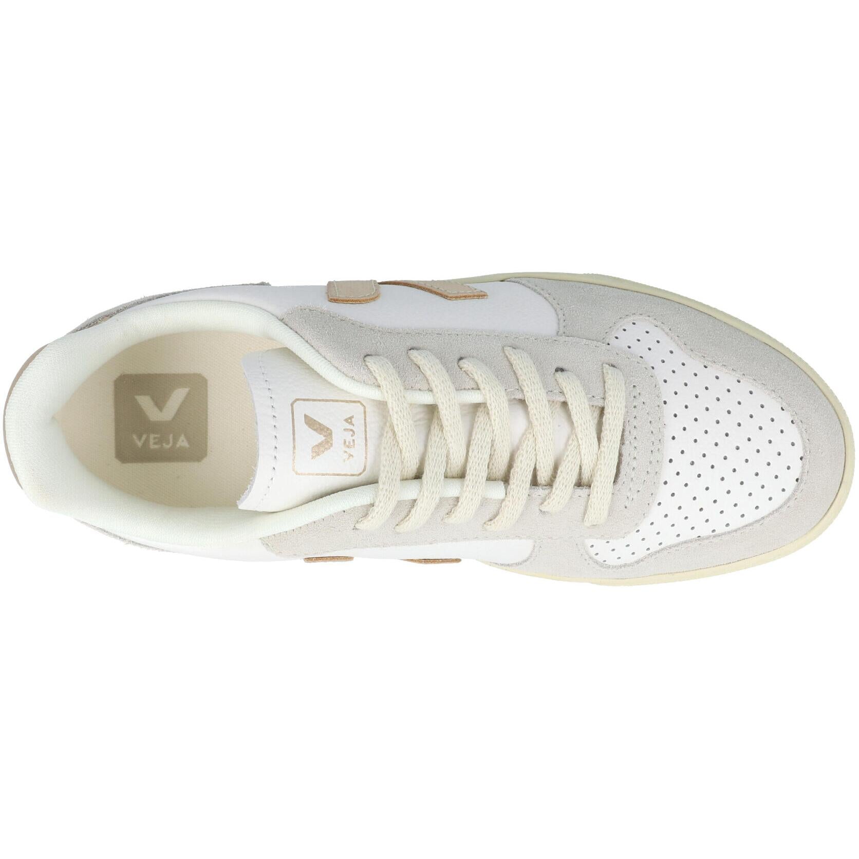 Veja V-10 Laces White/Natural/Platine CX0520620C