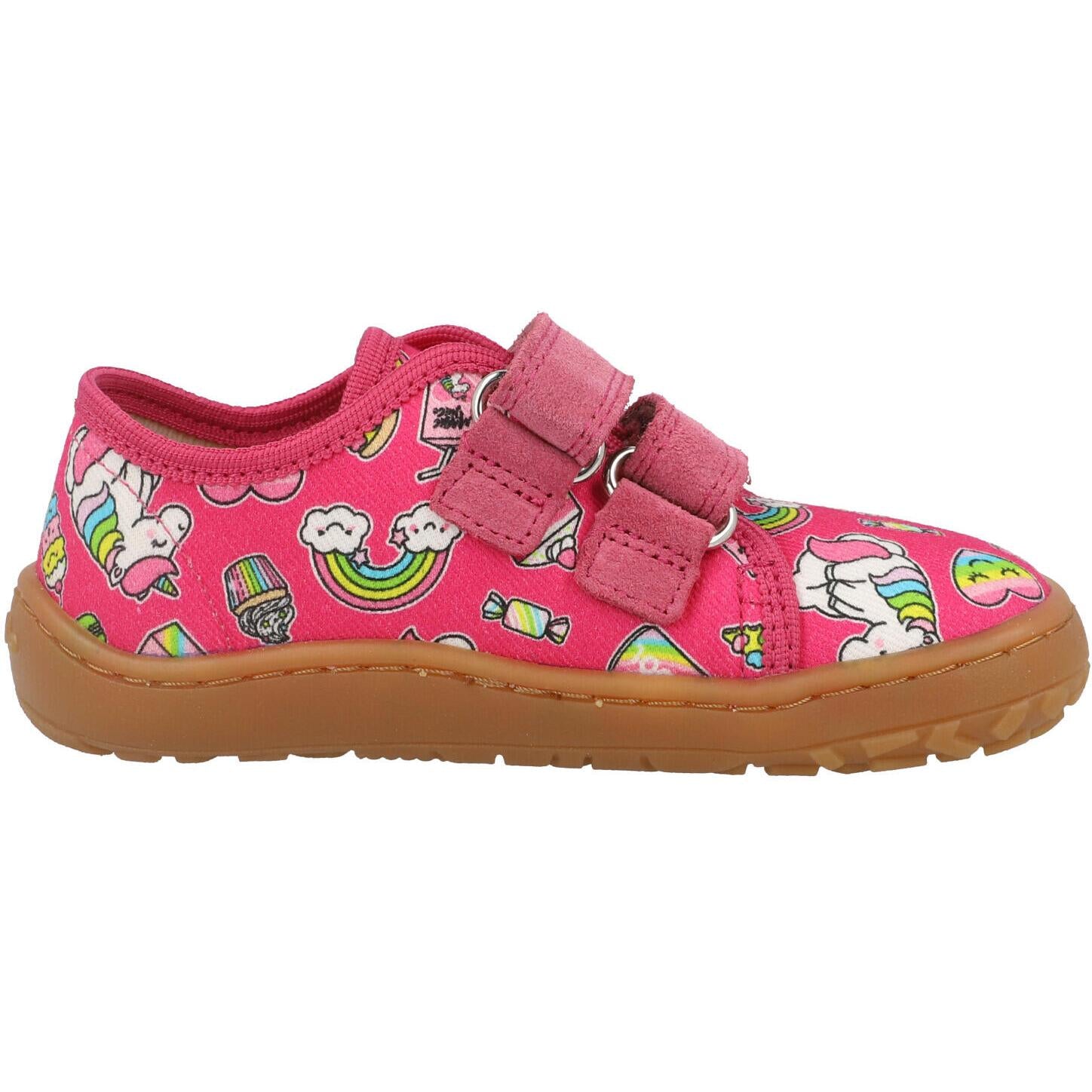 Froddo Barefoot Canvas Fuschia Unicorn G170044010